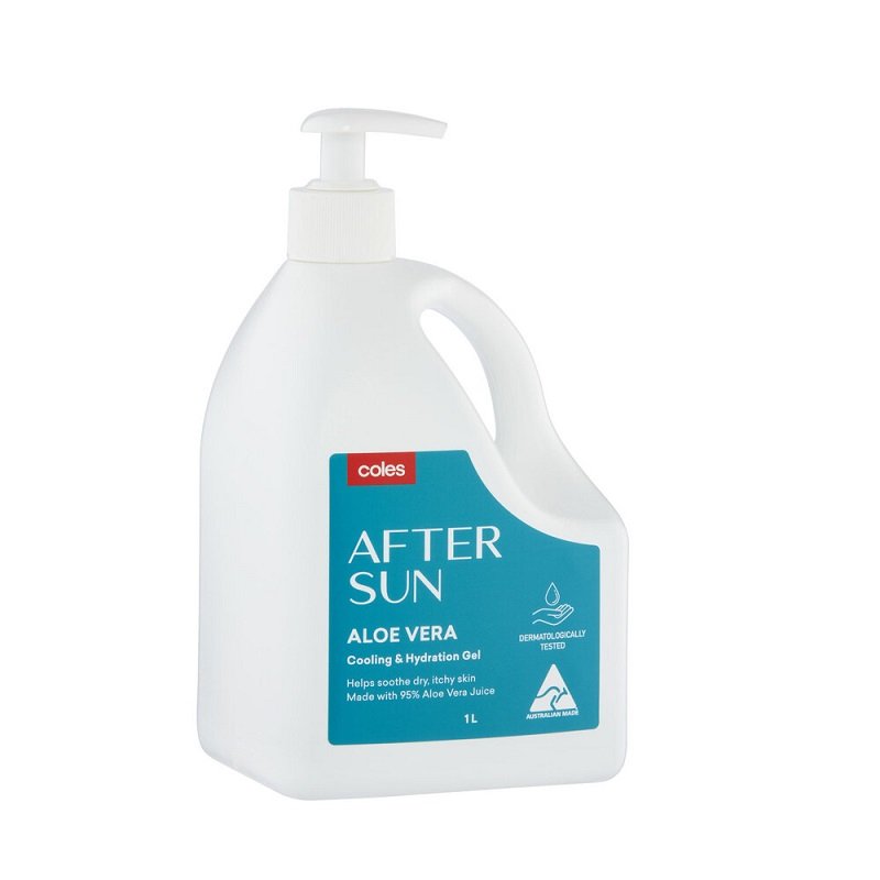 Coles Aftersun Aloe Vera Gel 1 Litre