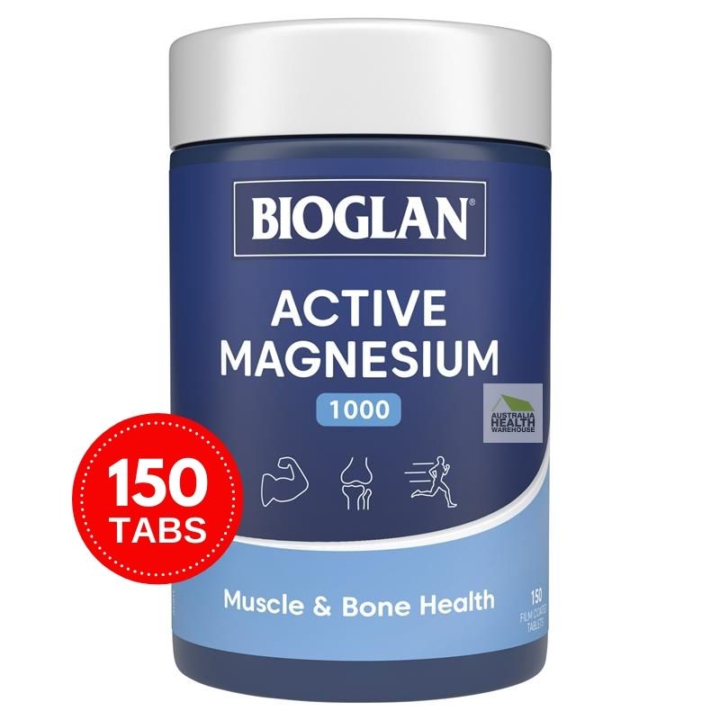 [Expiry: 02/2026] Bioglan Active Magnesium 150 Tablets