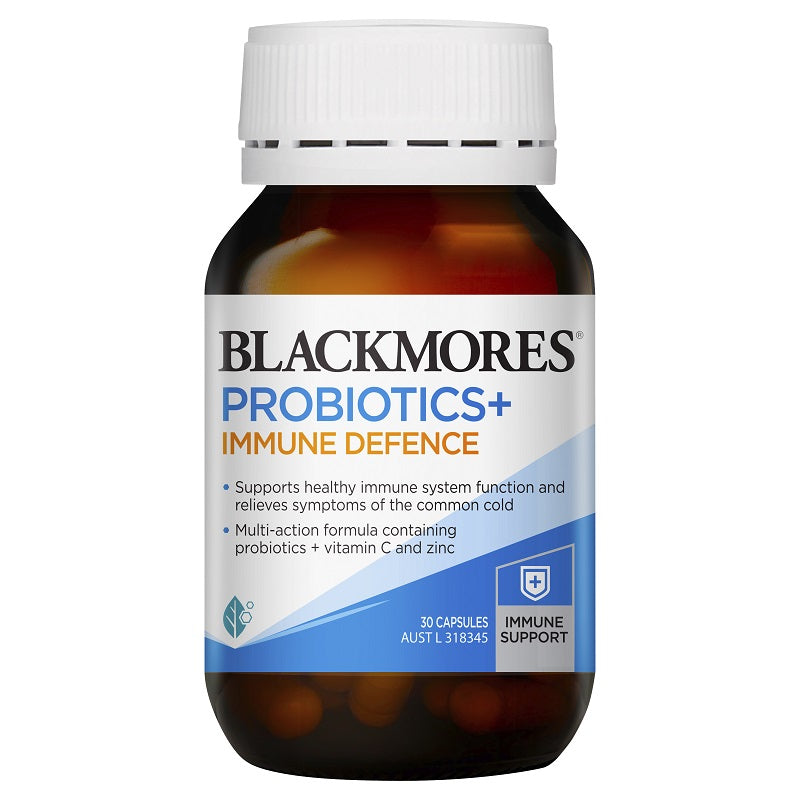 [CLEARANCE Expiry: 28/02/2025] Blackmores Probiotics+ Immune Defence 30 Capsules