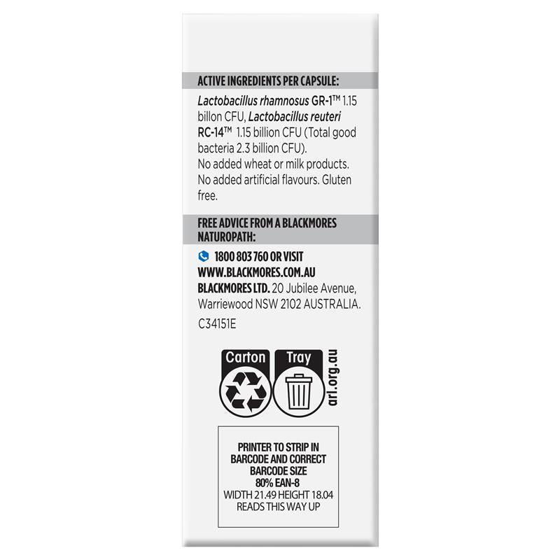 [Expiry: 01/2026] Blackmores Probiotics+ Womens Flora Balance 30 Capsules