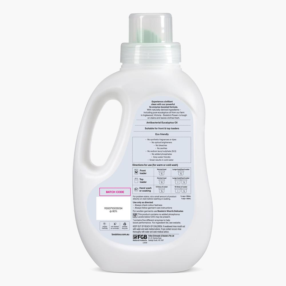 Bosisto's Power+ Laundry Liquid 1.2 Litre