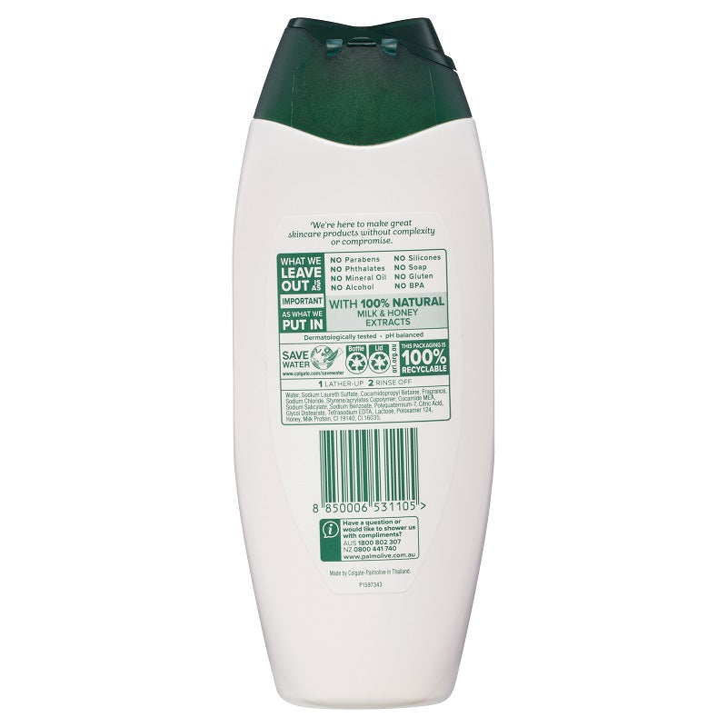 Palmolive Naturals Milk & Honey Body Wash 500mL