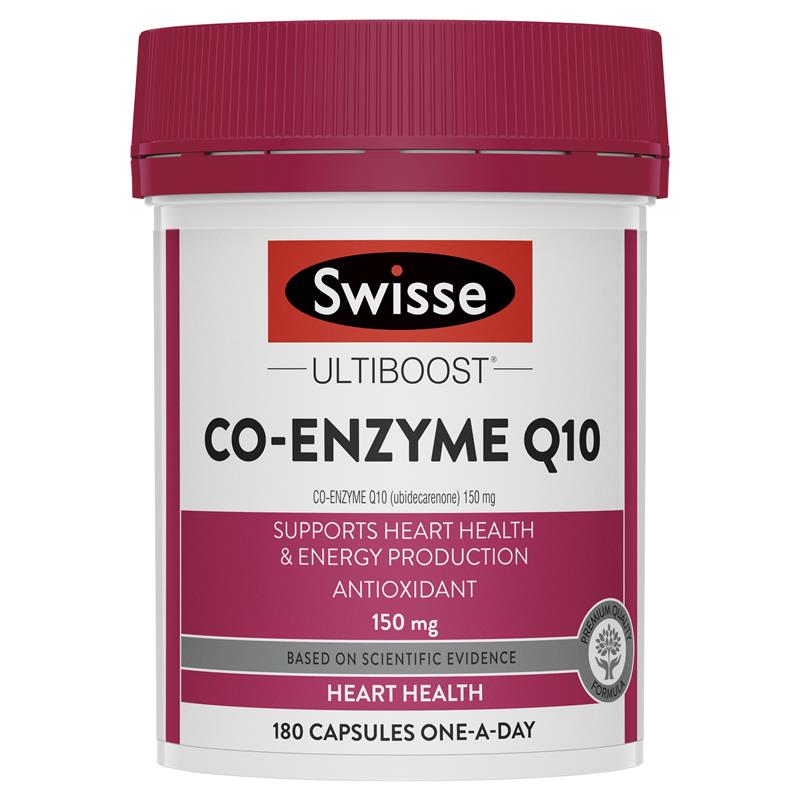 [Expiry: 01/2026] Swisse Ultiboost Co-Enzyme Q10 150mg 180 Capsules