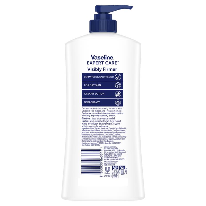 Vaseline Expert Care Visibly Firmer Body Lotion 550mL