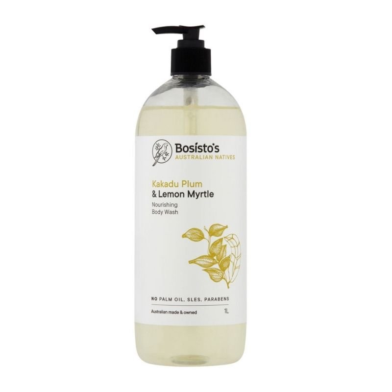 Bosisto's Kakadu Plum & Lemon Myrtle Body Wash 1 Litre Pump