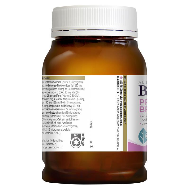 [Expiry: 10/2025] Blackmores Pregnancy and Breastfeeding Gold 180 Capsules