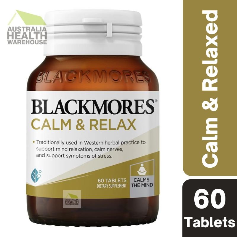 [Expiry: 09/2026] Blackmores Calm & Relax 60 Tablets