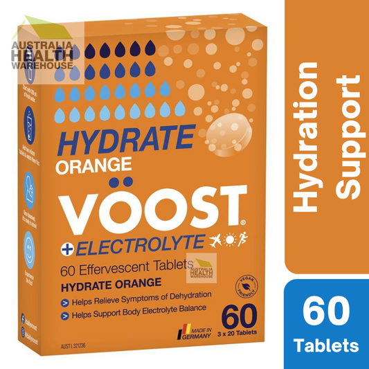 Voost Hydrate Orange Effervescent 60 Tablets