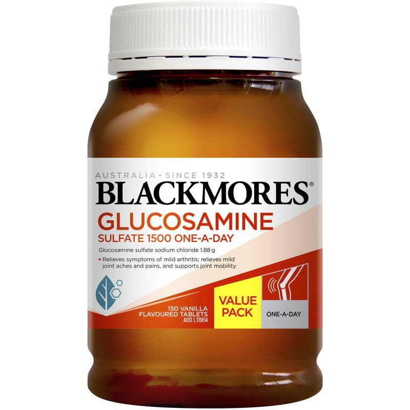 [CLEARANCE Expiry: 04/2025] Blackmores Glucosamine Sulfate 1500 One-A-Day 150 Tablets