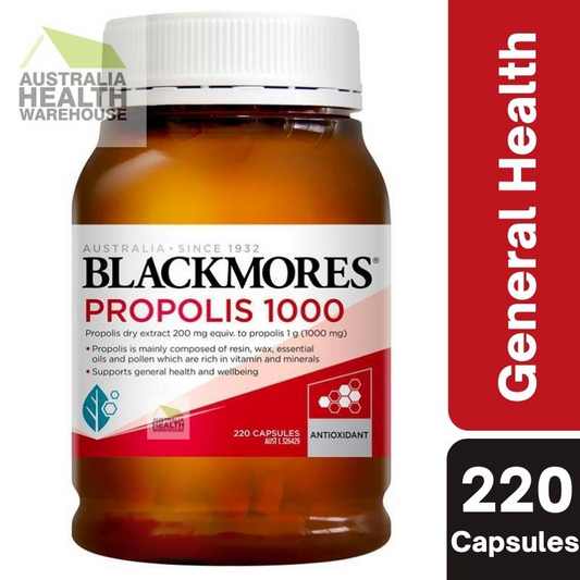 Blackmores Propolis 1000mg 220 Capsules April 2025