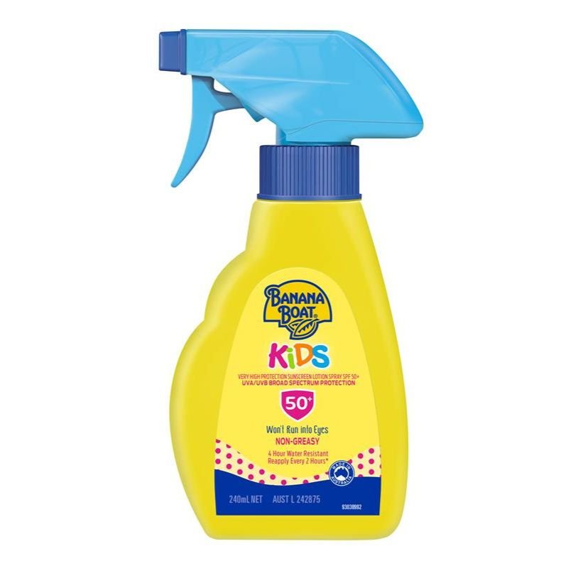 [Expiry: 05/2026] Banana Boat Kids Sunscreen SPF 50+ Trigger Spray 240mL