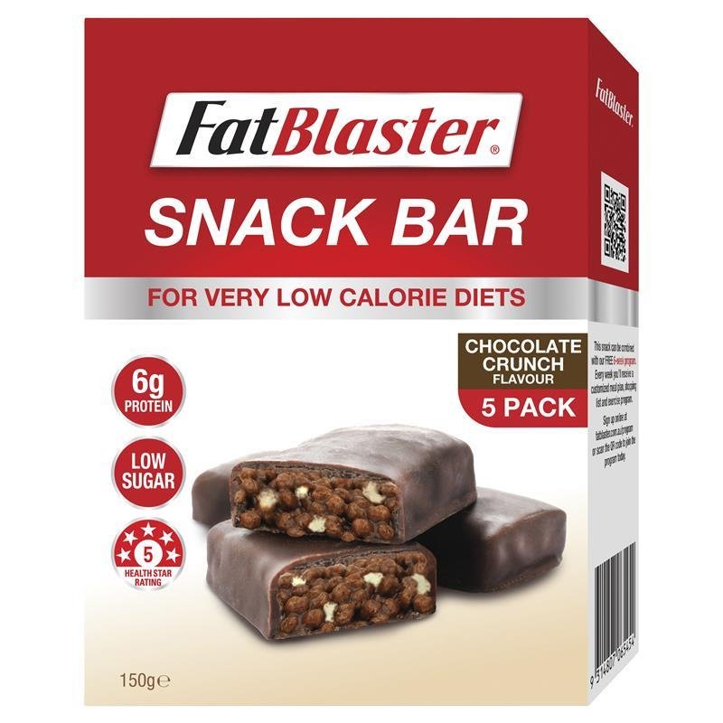 [CLEARANCE Expiry: 20/09/2024] Naturopathica Fatblaster Chocolate Snack Bar 5 x 30g