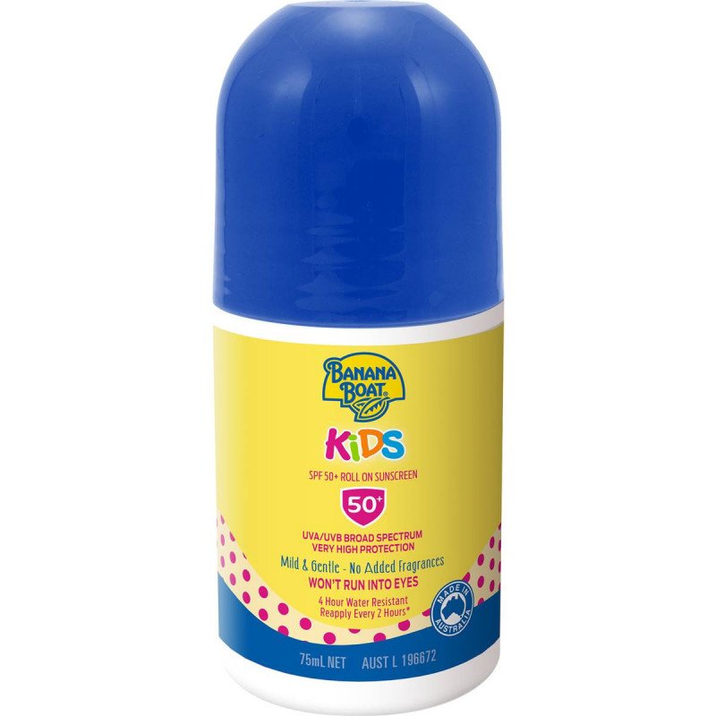 [Expiry: 06/2026] Banana Boat Kids Sunscreen Roll-on SPF 50+ 75mL