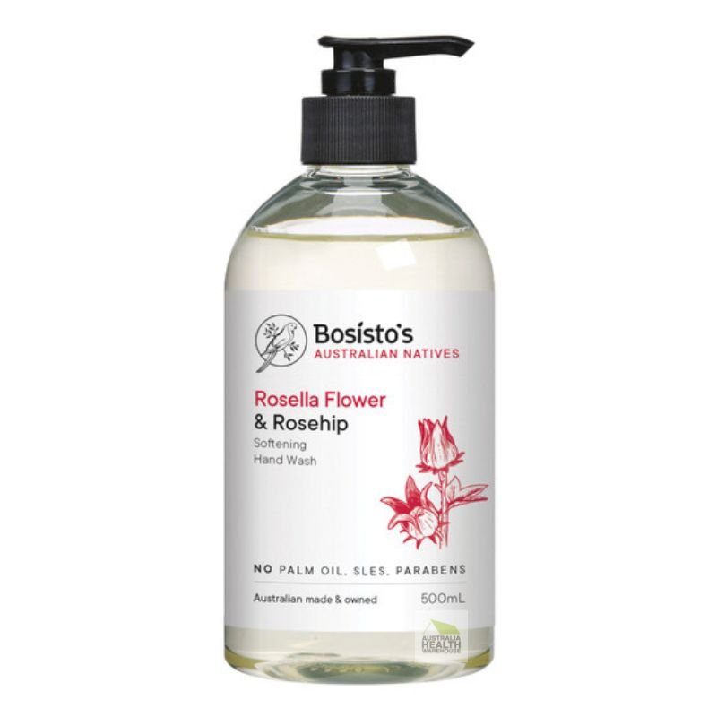 Bosisto's Rosella Flower & Rosehip Hand Wash 500mL Pump