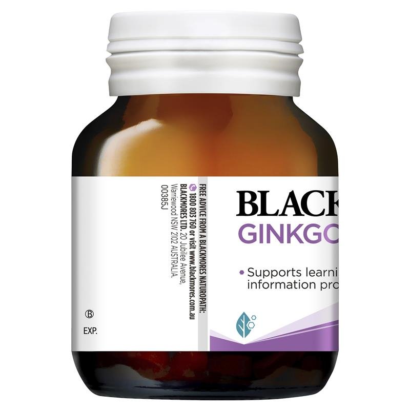 [Expiry: 07/2025] Blackmores Ginkgo Brahmi 40 Tablets