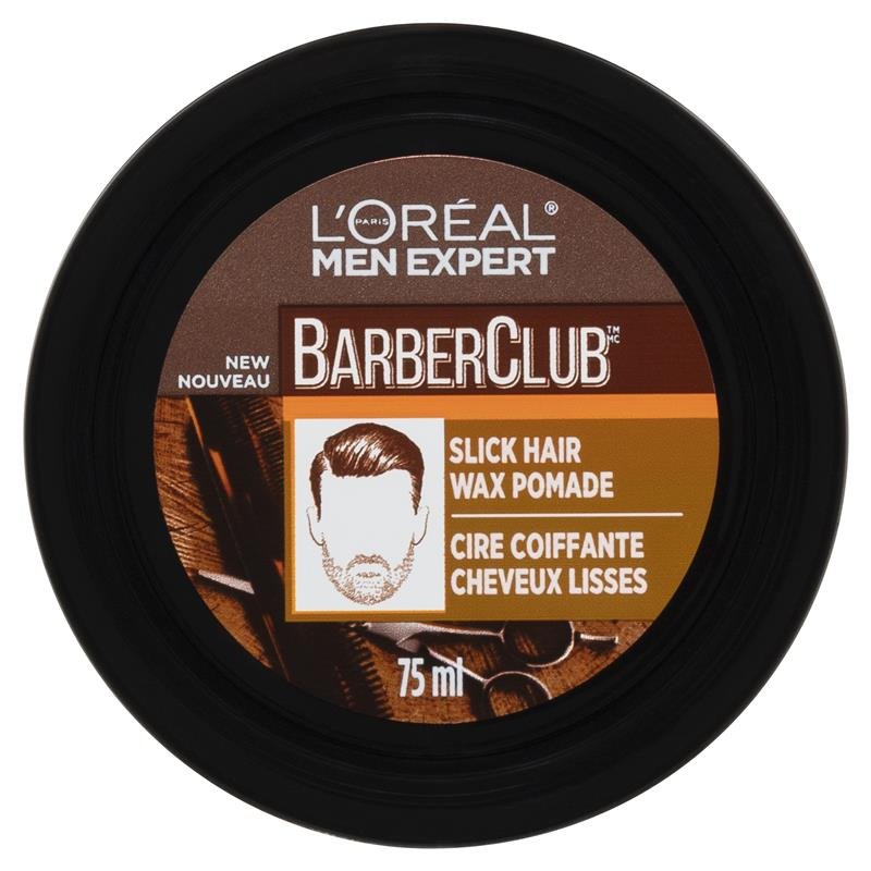 L'Oreal Men Expert Barber Club Slick Hair Wax Pomade - Strong Hold High Shine 75mL