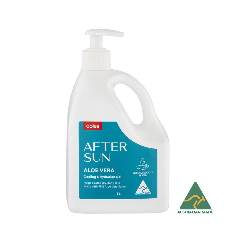 Coles Aftersun Aloe Vera Gel 1 Litre