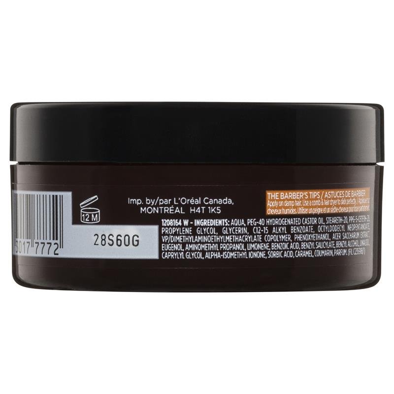 L'Oreal Men Expert Barber Club Slick Hair Wax Pomade - Strong Hold High Shine 75mL