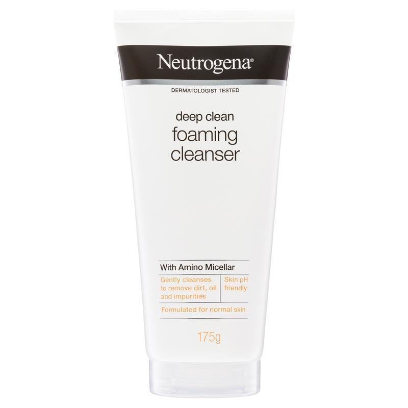 [Expiry: 06/2025] Neutrogena Deep Clean Foaming Cleanser 175g