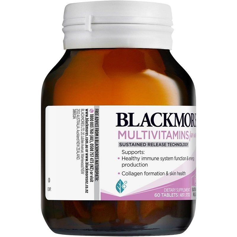 [Expiry: 07/2026] Blackmores Multivitamins for Women Sustained Release 60 Tablets