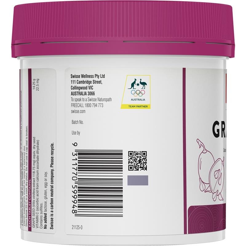 [Expiry: 09/2025] Swisse Ultiboost Grape Seed 14,250mg 300 Tablets