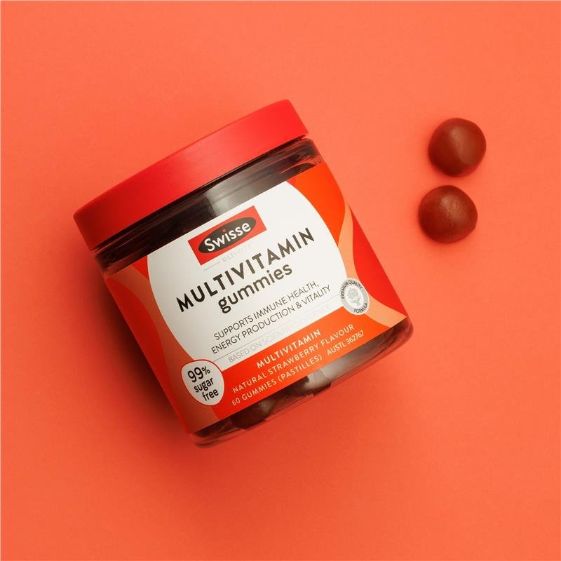 [CLEARANCE Expiry: 12/2024] Swisse Ultiboost Multivitamin 60 Gummies