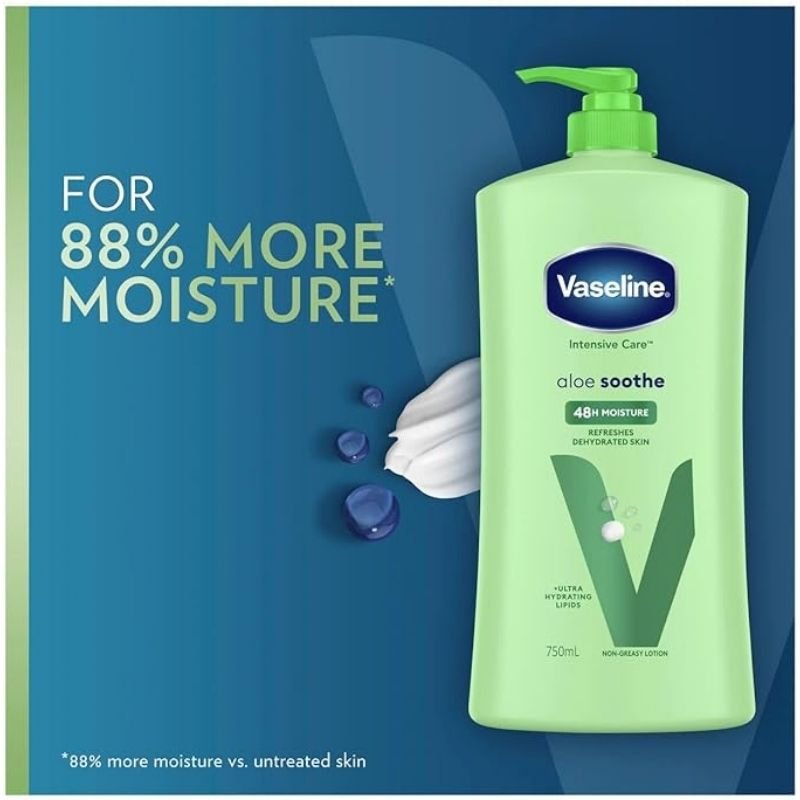 Vaseline Intensive Care Aloe Soothe Body Lotion 750mL