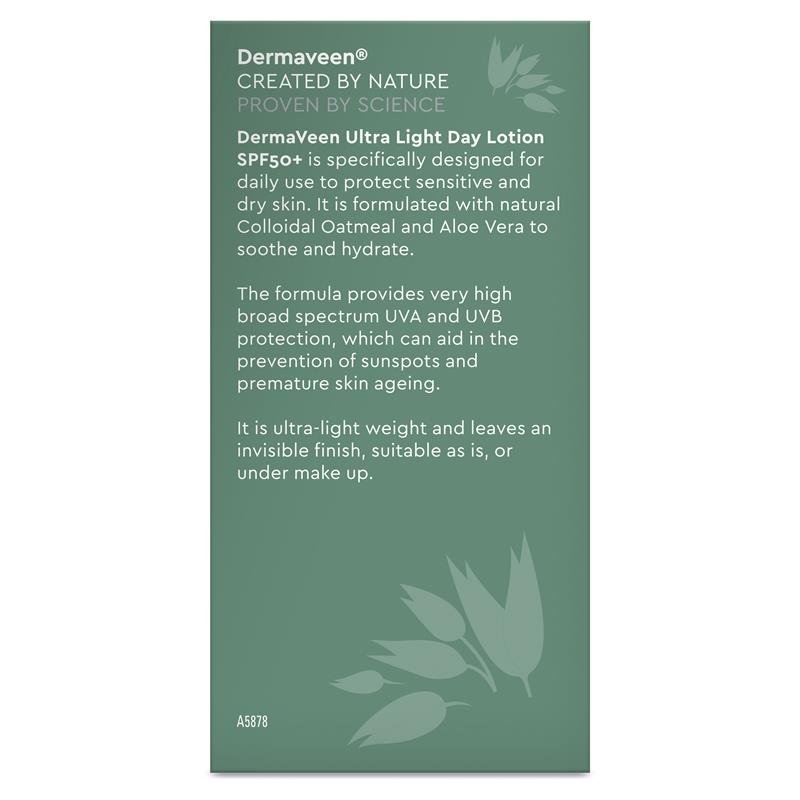 [CLEARANCE Expiry: 04/2025] Dermaveen Face Ultra Light Day Lotion SPF 50+ 50mL