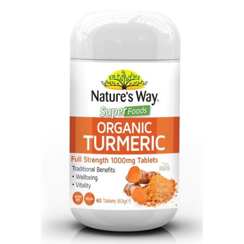 [Expiry: 08/2025] Nature's Way Superfoods Turmeric 60 Tablets