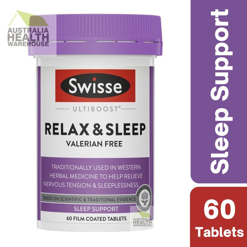 [Expiry: 09/2025] Swisse Ultiboost Relax & Sleep 60 Tablets