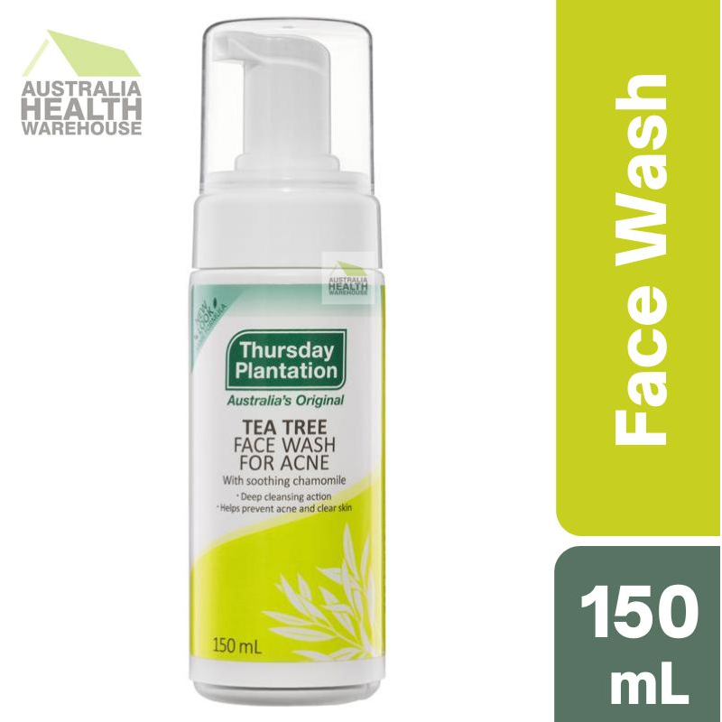 [CLEARANCE Expiry: 08/2024] Thursday Plantation Tea Tree Face Wash for Acne 150mL
