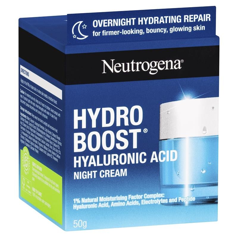 Neutrogena Hydro Boost Hyaluronc Acid Night Concentrate Cream 50g