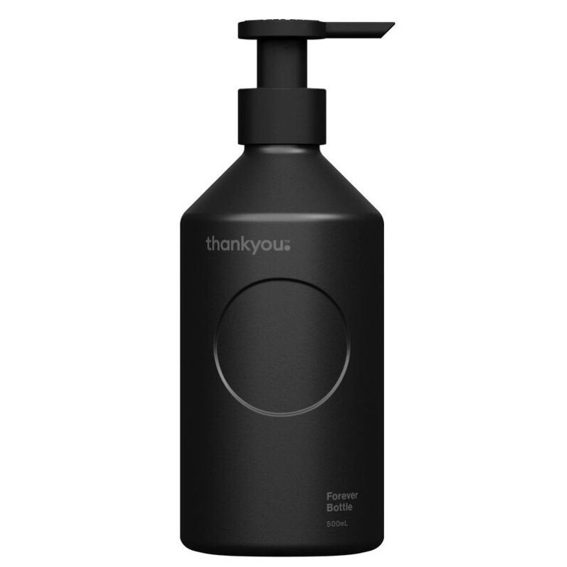 Thankyou Forever Bottle Black Aluminium 500mL