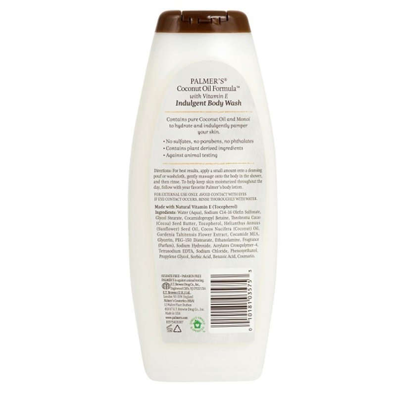 palmer's coconut oil shampoo ingredients Palmer's Indulgent Coconut Oil Body Wash With Monoi 400mL – Australia Health Warehouse