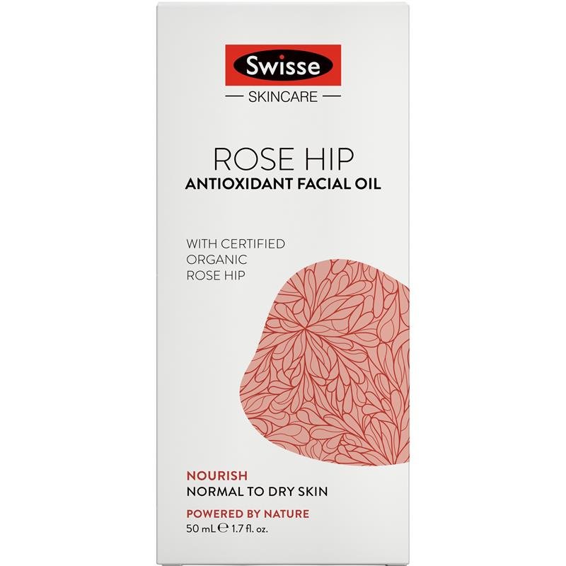 Swisse Skincare Rose Hip Antioxidant Facial Oil 50ml