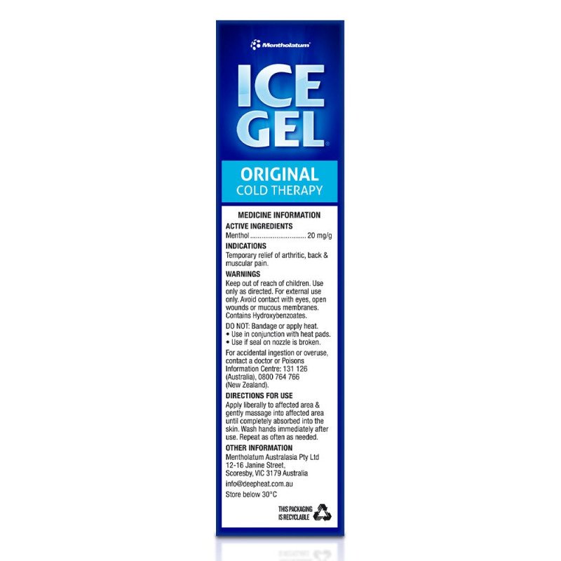 [Expiry: 08/2026] Mentholatum Ice Gel 100g