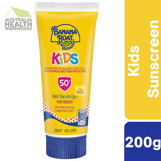 [CLEARANCE Expiry: 03/2025] Banana Boat Kids Sunscreen Lotion SPF50+ 200g