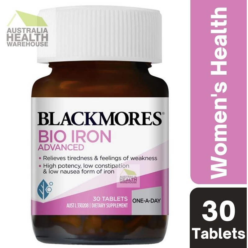 [Expiry: 08/2025] Blackmores Bio Iron Advanced 30 Tablets