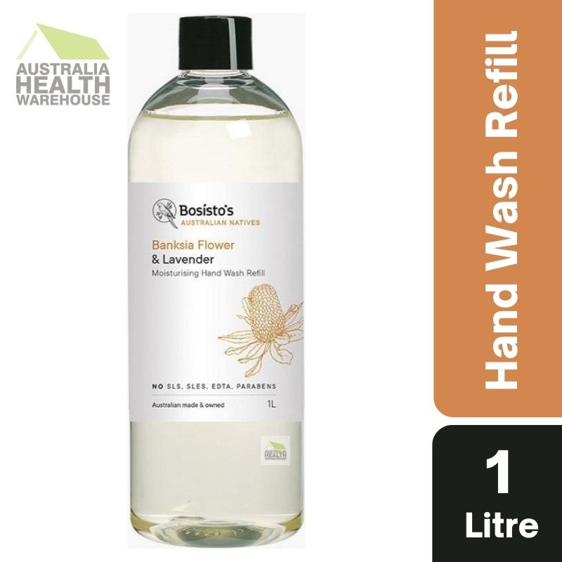 Bosisto's Banksia Flower and Lavender Moisturising Hand Wash Refill - 1 Litre