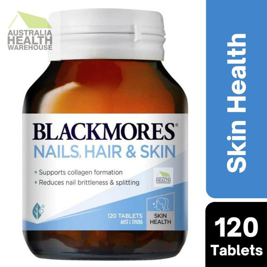 [CLEARANCE Expiry: 11/2024] Blackmores Nails Hair & Skin 120 Tablets