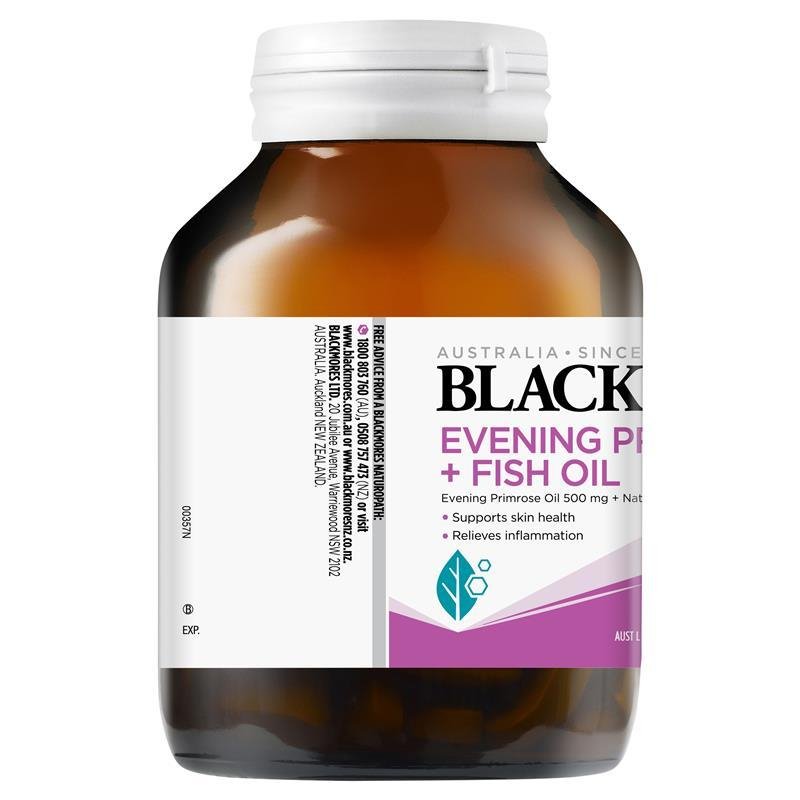 [Expiry: 08/2027] Blackmores Evening Primrose Oil + Fish Oil 1000mg 100 Capsules