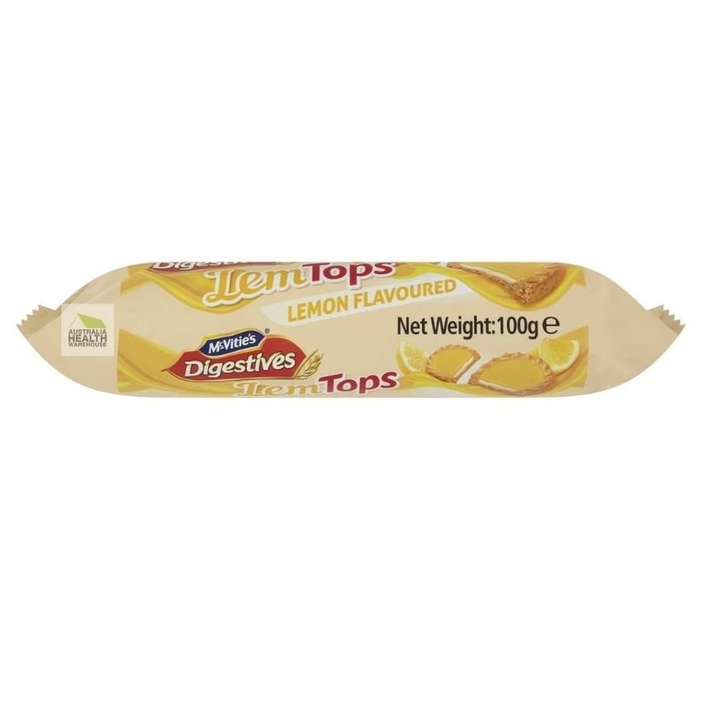 [Expiry: 19/05/2025] Mcvitie's Digestives LemTops Lemon Flavoured 100g