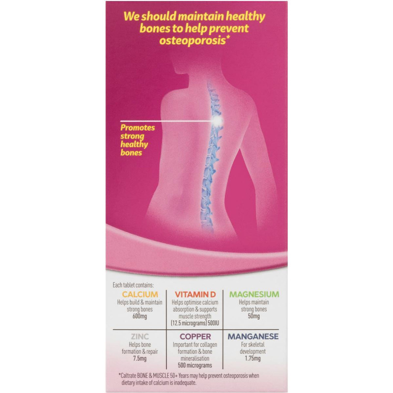 [CLEARANCE Expiry: 04/2025] Caltrate Bone & Muscle 50+ 100 Tablets