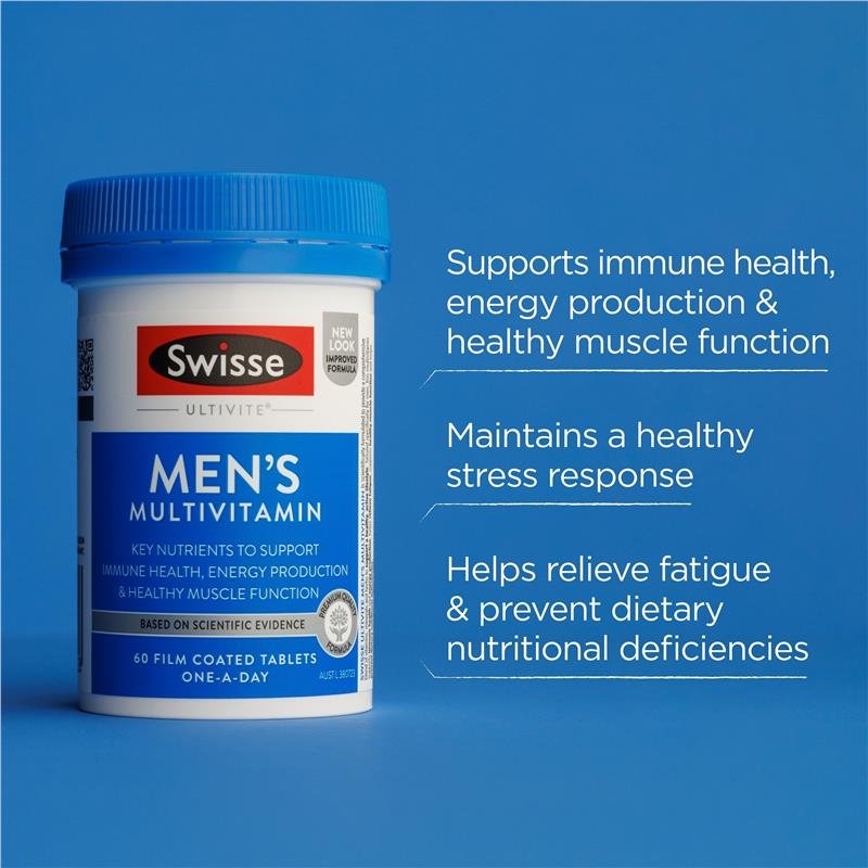 [Expiry: 10/2025] Swisse Ultivite Men's Multivitamin 120 Tablets