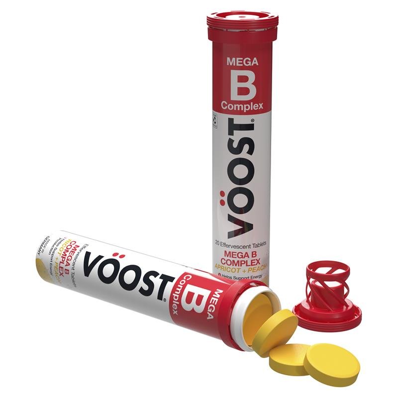 [CLEARANCE] Voost Mega B Complex Effervescent 20 Tablets [December 2023]