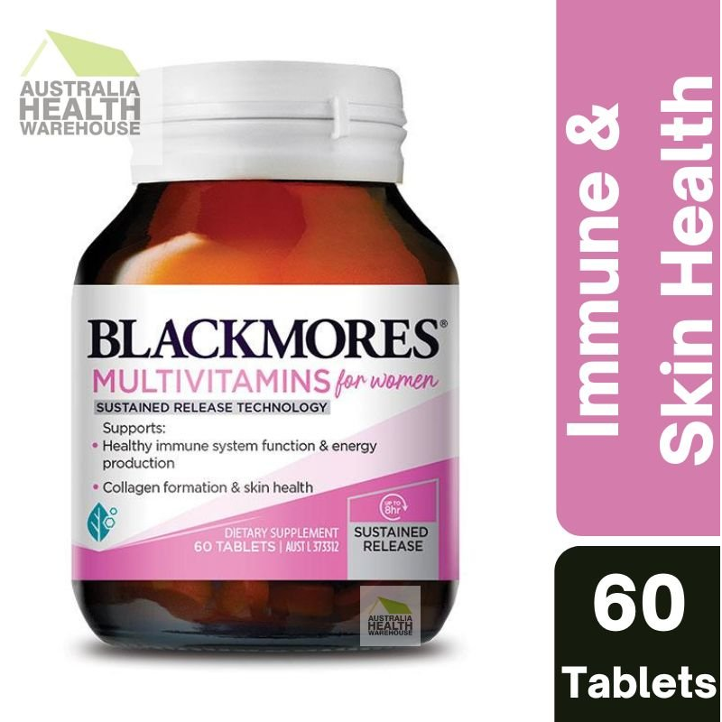 [Expiry: 07/2026] Blackmores Multivitamins for Women Sustained Release 60 Tablets