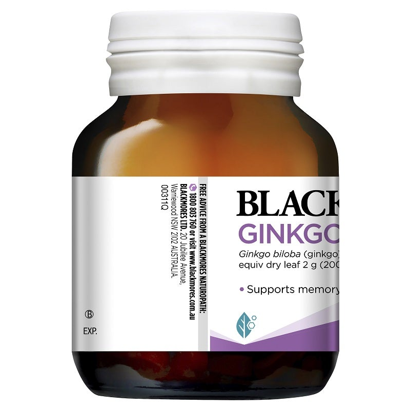 [Expiry: 11/2026] Blackmores Ginkgo Forte 2000mg 80 Tablets