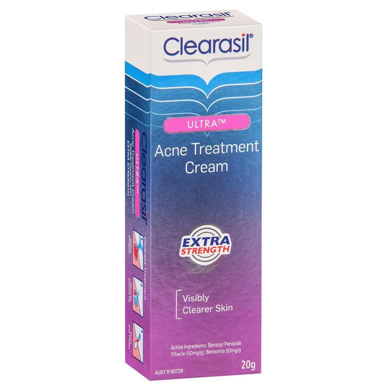 [Expiry: 02/2025] Clearasil Ultra Acne Treatment Cream – Extra Strength 20g