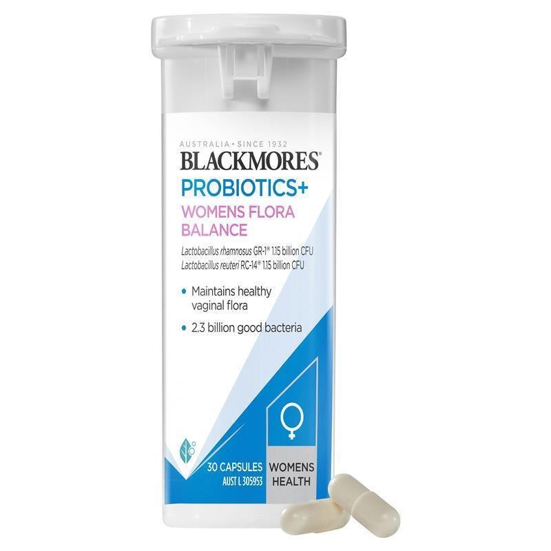 [Expiry: 12/2025] Blackmores Probiotics+ Womens Flora Balance 30 Capsules