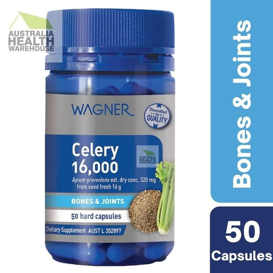 [Expiry: 01/2027] Wagner Celery 16000mg 50 Capsules